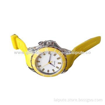 LED Watch Made of Silicone Band Material